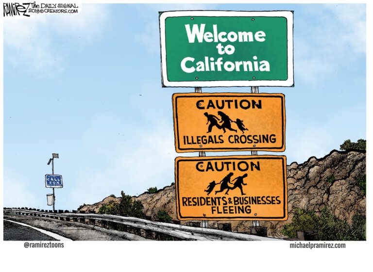 Cartoon: California Fleeing