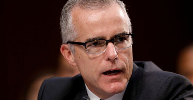 FBI Deputy Andrew McCabe Says He Was Fired to Undermine Special Counsel’s Russia Probe