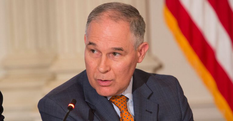 Scott Pruitt Will End EPA’s Use of ‘Secret Science’ to Justify Regulations
