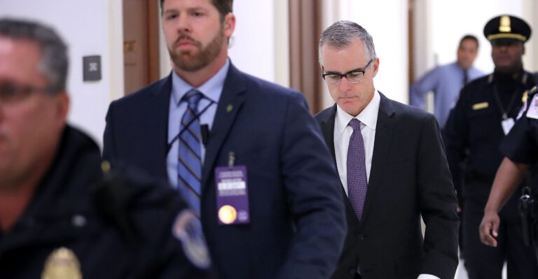 Justice Demands Former FBI Official McCabe Should Be Prosecuted