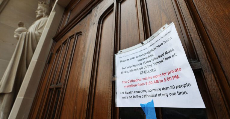 Faith-Filled Americans, Please Stay Home