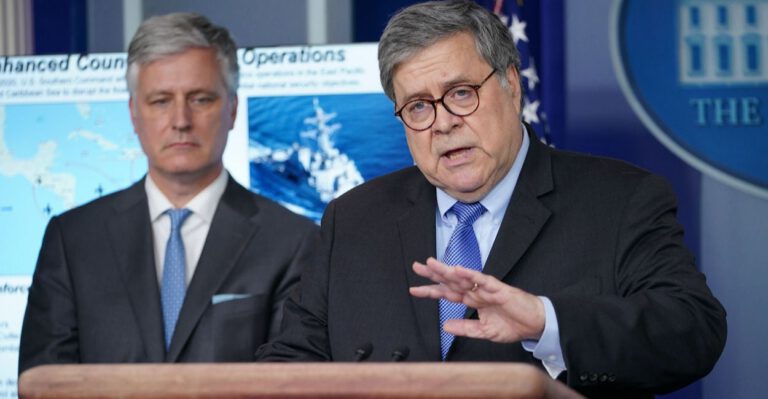 ‘Constitution Isn’t Suspended’ for COVID-19, Attorney General Barr Warns Public Officials
