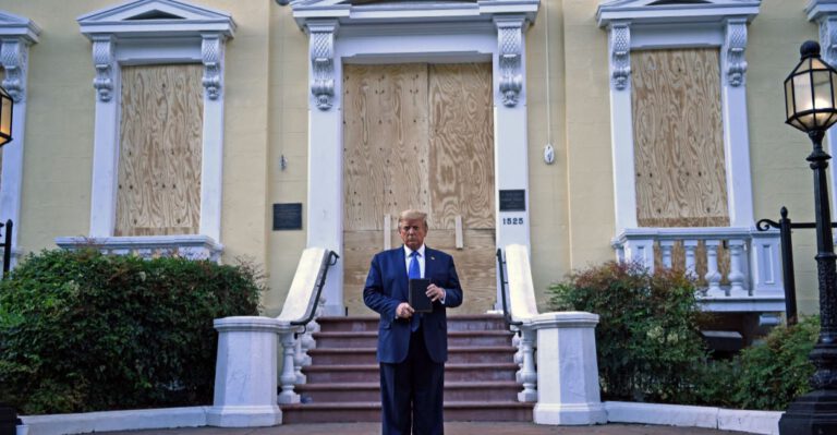 Trump: ‘Angry Mob’ Must Not Drown Out ‘Righteous Cries of Peaceful Protesters’
