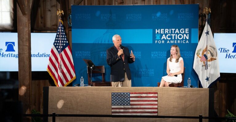 As Iowans at Town Hall Worry About Police Protection, Pence Slams ‘Defund’ Movement