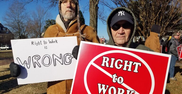 Delaware County Stalls Right-to-Work Vote as Unions Protest