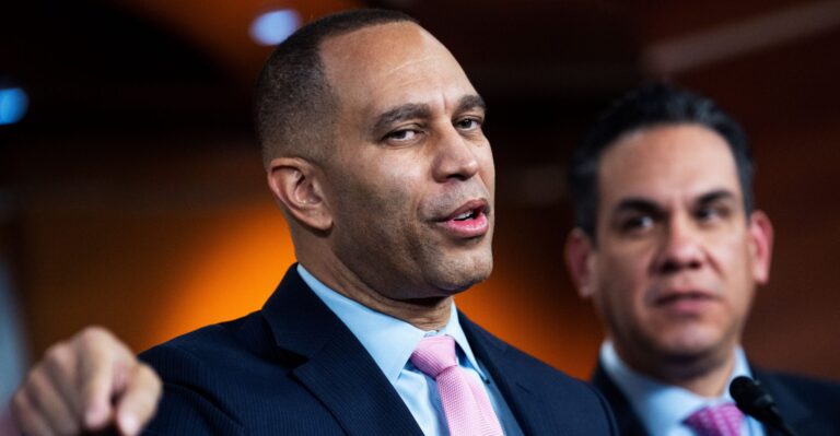 In Liberal Media, Never Is Heard a Discouraging Word About Hakeem Jeffries, Election Denier