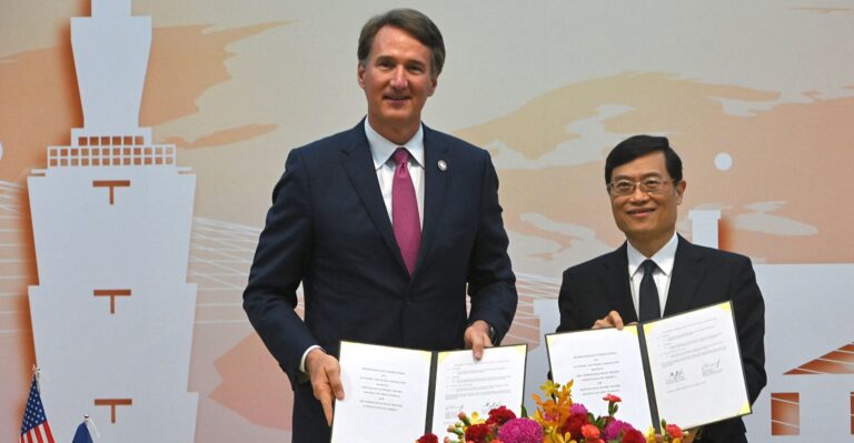 Virginia Governor Elevates State’s Economic Partnership With Taiwan