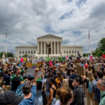 The U.S. Supreme Court on June 24, 2022 in Washington, DC. (Photo by Brandon Bell/Getty Images)