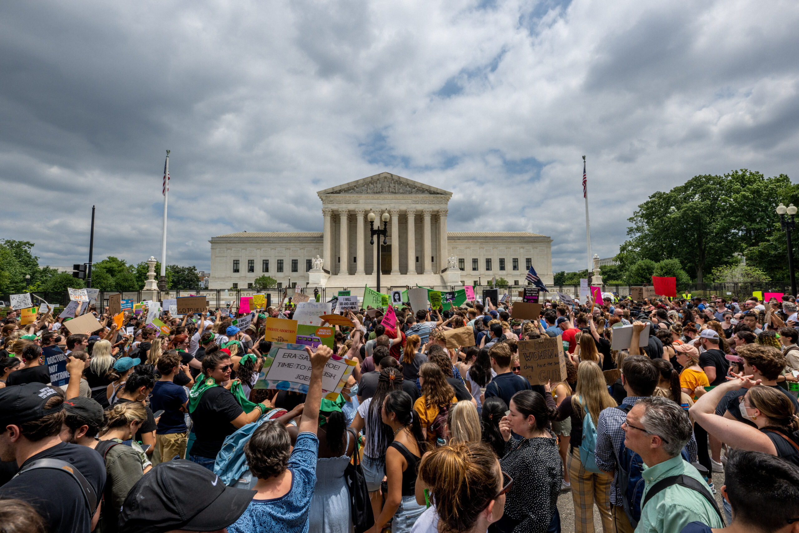 The U.S. Supreme Court on June 24, 2022 in Washington, DC. (Photo by Brandon Bell/Getty Images)