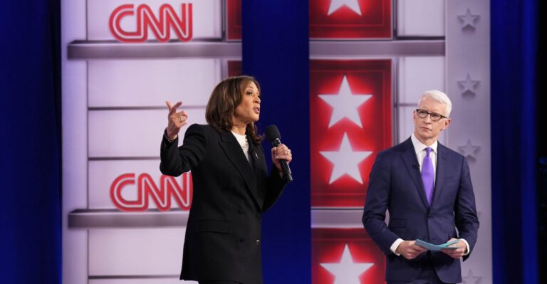 Harris Swings, Misses at CNN’s Town Hall Softballs