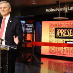 Smithsonian Board of Regents Chairman Steve Case speaks at a reception for the Smithsonian's Latino museum on June 16, 2022 in Washington, D.C.