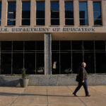 The facade of the federal Department of Education
