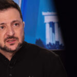 Ukrainian President Volodymyr Zelenskyy fields questions in an interview with Fox News host Bret Baier on Friday.