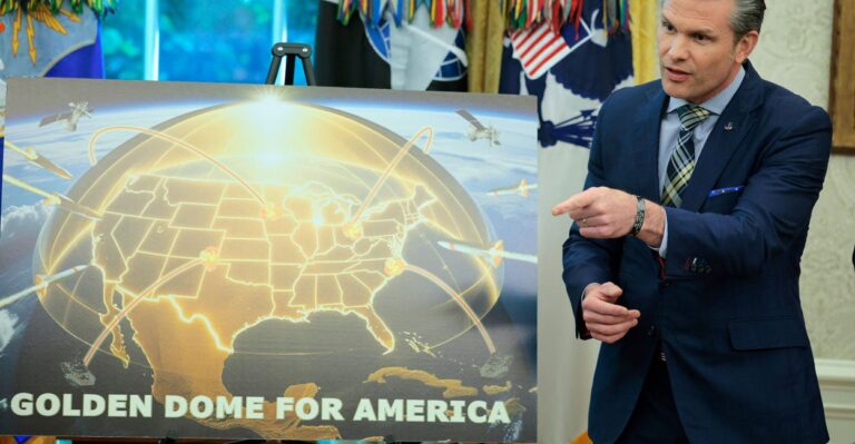 Hegseth Vows to Involve ‘Best’ US Companies in Missile-Defense ‘Golden Dome’ Construction