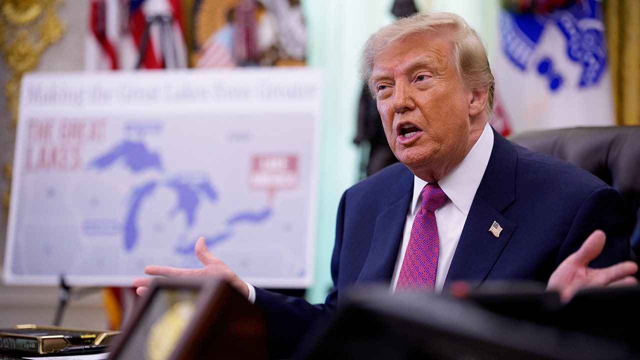 Trump Responds to Concerns About Canada Trade War Raising U.S. Prices