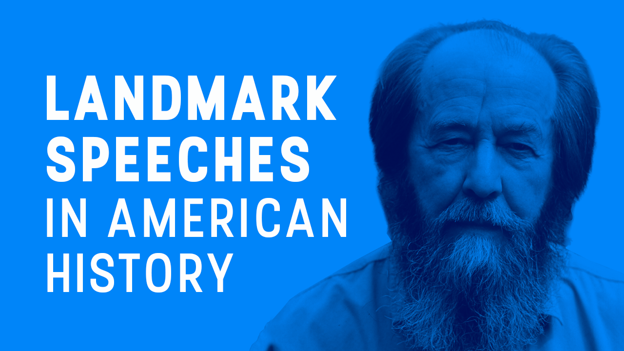 Why Solzhenitsyn’s 1978 Speech About America Still Demands Attention