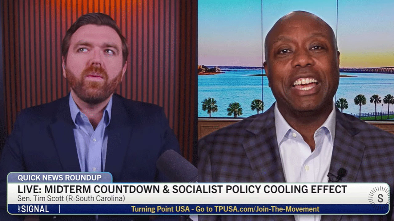 Tim Scott Makes Confident Pitch in Final Weeks Before Midterms