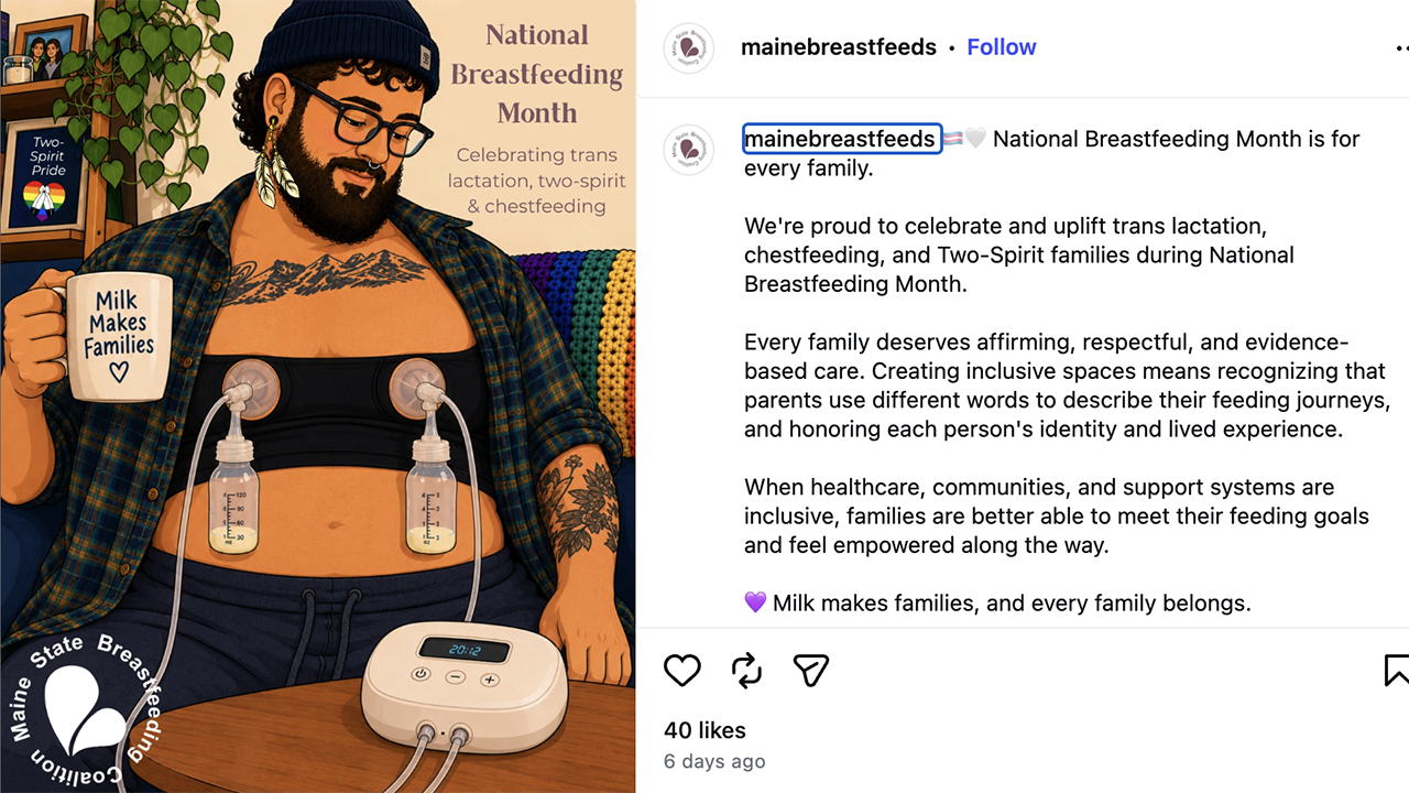 What a Male Breastfeeding Image Reveals About the Transgender Movement