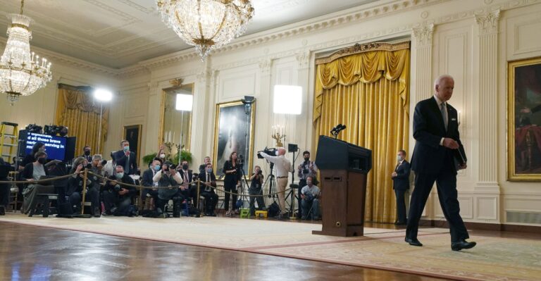 Cowardly Biden Hides From Press on Afghanistan