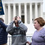 Crowds Gather at Supreme Court at Prospect That Roe’s Days Are Numbered