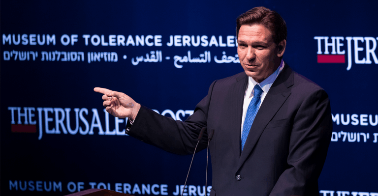 Gov. Ron DeSantis Dismisses Disney Lawsuit as ‘Political,’ Without Merit