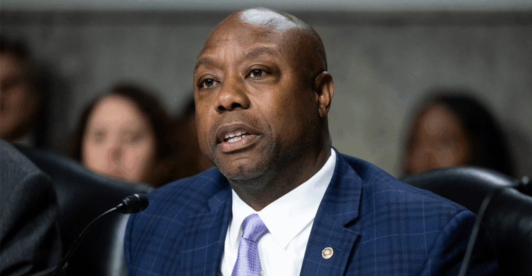 Americans ‘Cannot Afford Joe Biden With an Unlimited Credit Card,’ Sen. Tim Scott Says