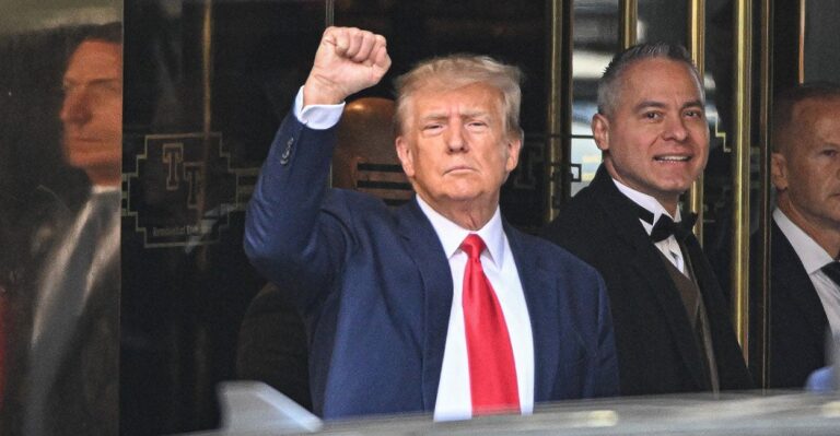 What I Saw Outside Trump’s Arraignment at Manhattan Courthouse