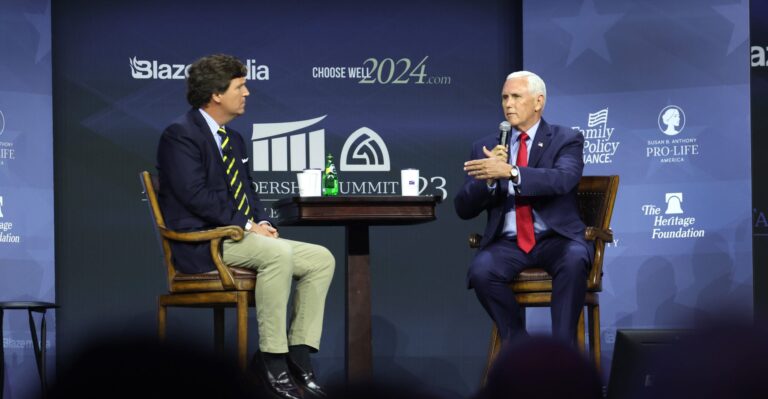 How Mike Pence Answers When Tucker Carlson Asks About Jan. 6, Election Reforms, and Ukraine