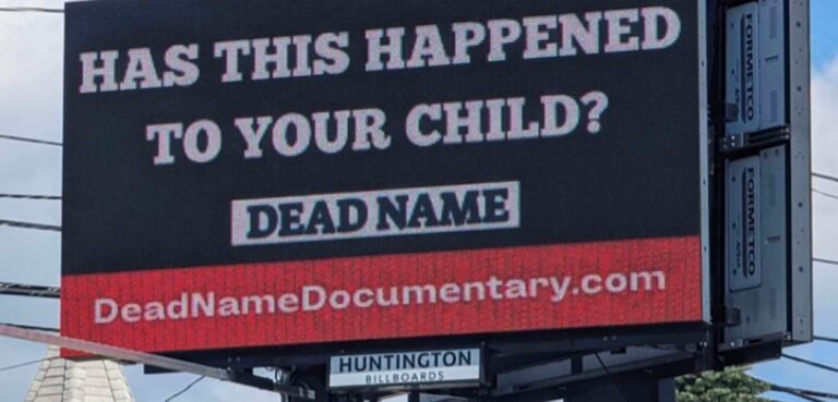 4 Billboards in Ohio and Pennsylvania: Whatever It Takes to Get Americans Talking About ‘Transing’ Children