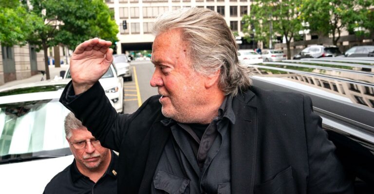 House GOP Plans Legal Move Against Jan. 6 Committee in Steve Bannon Case