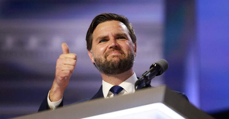 JD Vance, Telling His Life Story, Contrasts It With Biden and His Record