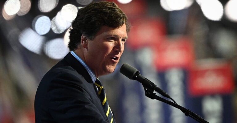 Trump Is Saving American Democracy, Tucker Carlson Tells GOP Convention