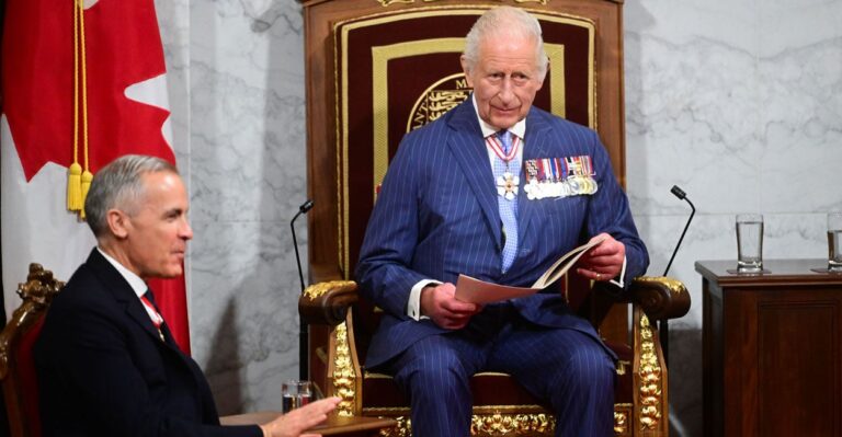King Charles, as British Overlord of Canada, Offers Land Acknowledgment in Ottawa Address to Parliament