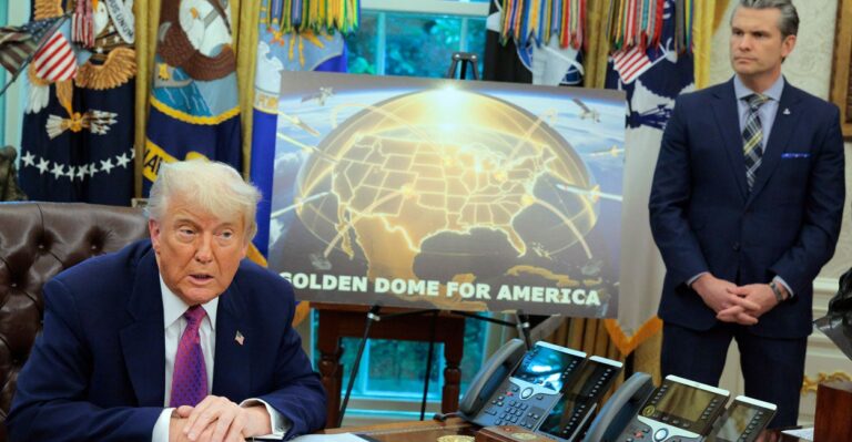 Trump Announces ‘Golden Dome’ Missile-Defense System