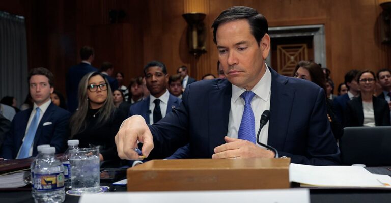 Rubio Warns During Hearing of Possible New ‘Full-Scale Civil War’ in Syria