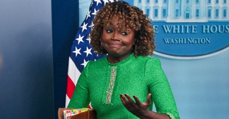 Karine Jean-Pierre Ditches Democrat Party