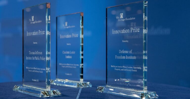 Heritage Foundation Opens Applications for $1 Million in Innovation Prizes