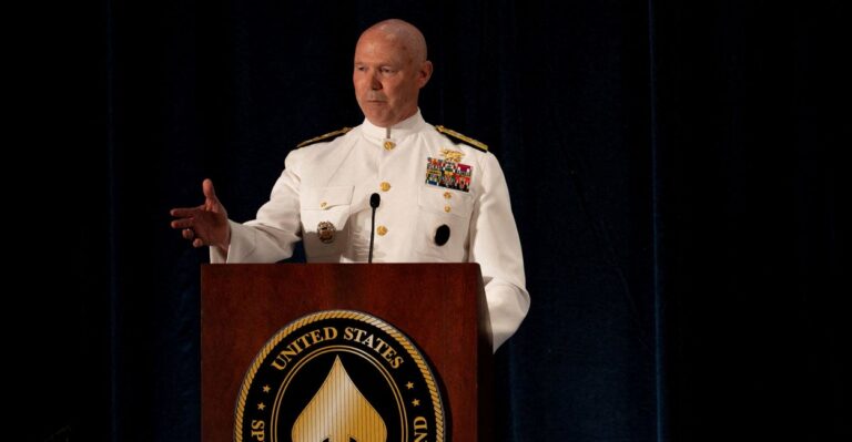 Navy Admiral Faces Questions Over Boat Strikes in Classified Briefing