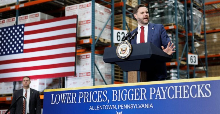 ‘I Know What It’s Like’: Vance Shines as Republican Messenger on Affordability