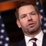 Close-up of Rep. Eric Swalwell