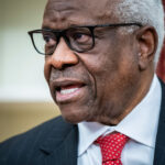 Close-up of Clarence Thomas