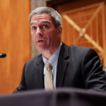Former Virginia Attorney General Ken Cuccinelli testifies before Congress while serving as deputy secretary of Homeland Security/.