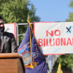 New York City Mayor Zohran Mamdani speaks at a rally in Washington Square Park for May Day on May 01, 2026 in New York City. Across the country and around the world, demonstrations are taking place on May Day, which marks International Workers’ Day (Labor Day), when workers, unions, students, and others march for better working conditions, wage increases, and other political issues. . (Photo by Spencer Platt/Getty Images)