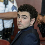 Luigi Mangione appears at an evidence suppression hearing at Manhattan Supreme Court on May 18, 2026 in New York City. Mangione is charged with murder in the fatal shooting of UnitedHealthcare CEO Brian Thompson in Manhattan in December 2024. (Jeenah Moon-Pool/Getty Images)