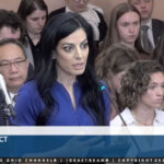 Screenshot of Mehek Cooke testifying in Ohio hearing on Medicaid fraud.