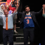 Socialist congressional candidate Claire Valdez, Congressional candidate Brad Lander, Mayor Zohran Mamdani, and Congressional candidate Darializa Avila Chevalier raise their hands during a Get Out the Vote (GOTV) rally at King's Theater on June 18, 2026 in New York City.