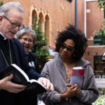 Bishop Robert Barron visits the St. Paul Street evangelists in Peace Plaza for an afternoon of proclaiming the gospel.