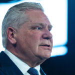Close-up of Ontario Premier Doug Ford
