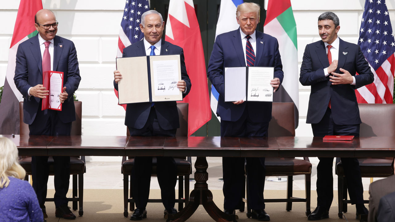Trump Urges Arab Nations to Join Abraham Accords Once Iran Deal Is Sealed