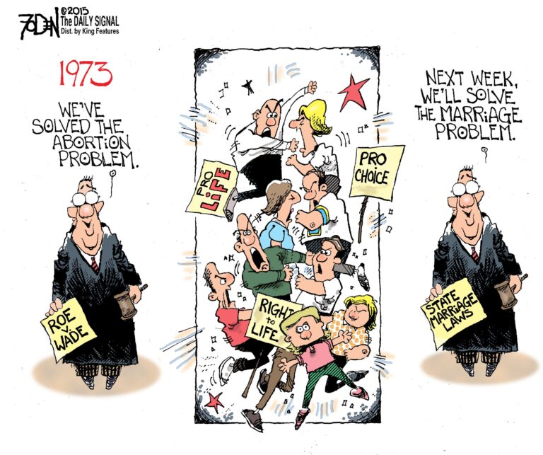 Cartoon: The Supreme Court and Gay Marriage